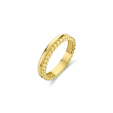gouden bolletjes ring