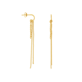 Hoop Chains Stud Earrings