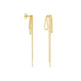 Mini Balls Bow Stud Earrings
