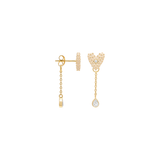 Single Dolce Chain Stud