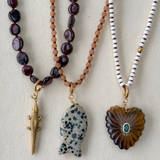 Garnet Stone Necklace