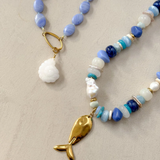 Living Root Necklace Blue