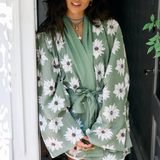 White Lotus Dreams Kimono