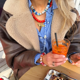 Living Root Necklace Blue