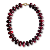 Chunky Necklace Burgundy
