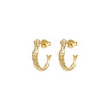 Small Mermaid Hoop Earrings