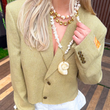 Golden Bean Necklace