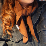 Wool Scarf Brown Camel