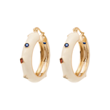 Tutti Frutti Hoop Earrings