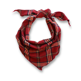 Plaid Scarf Bordeaux