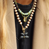 Witte Aventurijn Donut Ketting