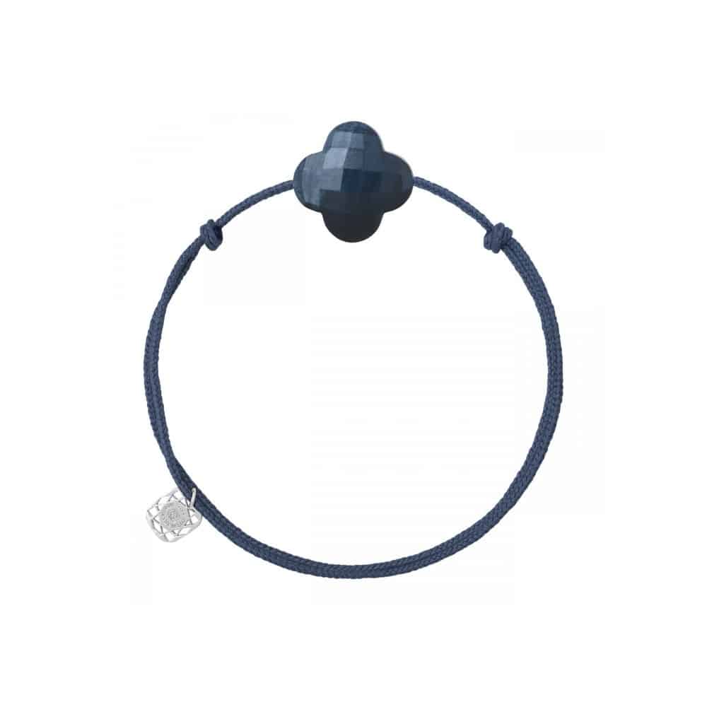 Bracelet_Clover_Blue_Pietersite