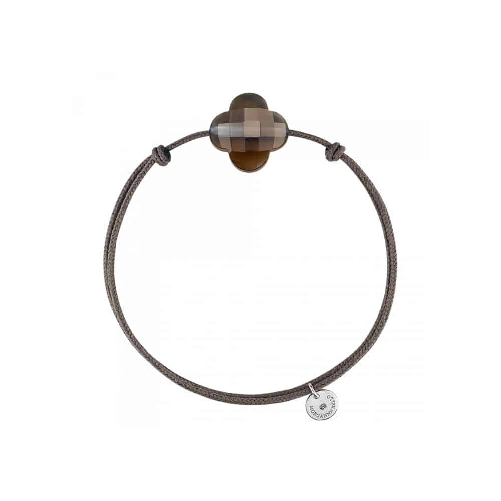 Bracelet_Clover_Smoky_Quartz
