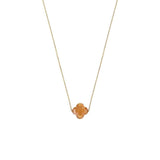 Necklace_Clover_Golden_Sunstone