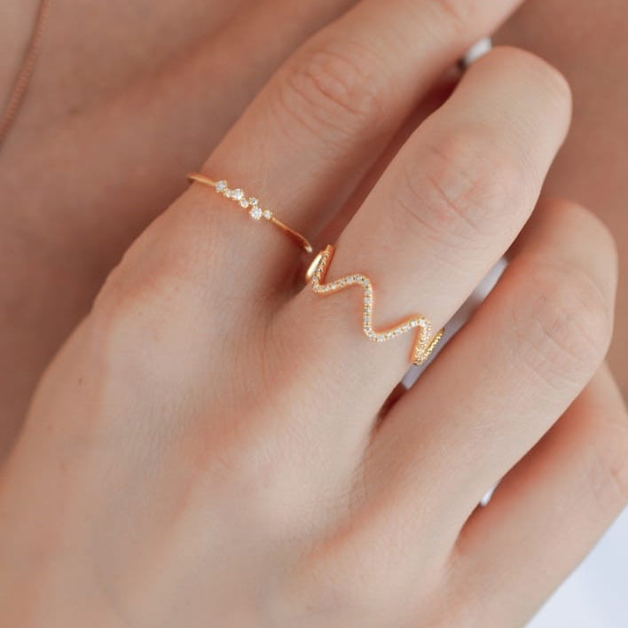 Stardust Ring White (S)