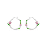 Tangled_Rose_Hoop_Earrings_Silver